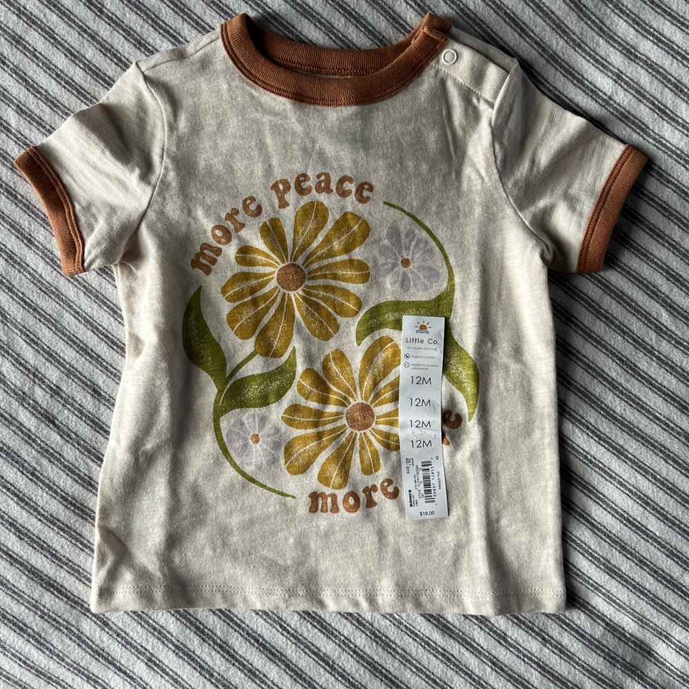 NWT Little Co 12M T-shirt